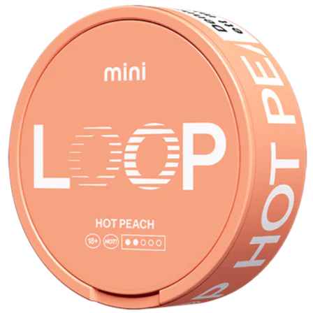 LOOP Hot Peach Mini-Nicotine Pouches-Gigasnus.com