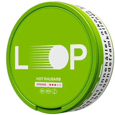 LOOP Hot Rhubarb Strong-Nicotine Pouches-Gigasnus.com