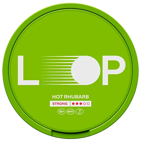 LOOP Hot Rhubarb Strong-Nicotine Pouches-Gigasnus.com