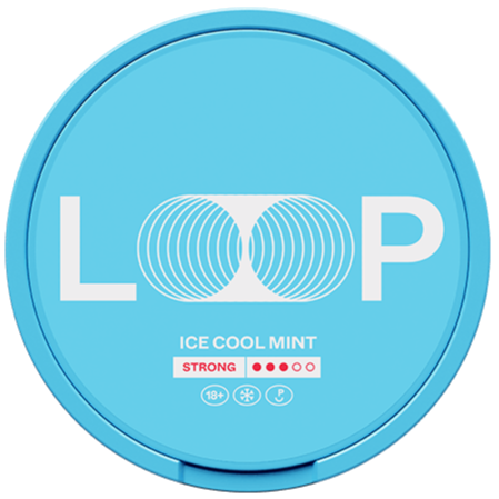 LOOP Ice Cool Mint Strong-Nicotine Pouches-Gigasnus.com