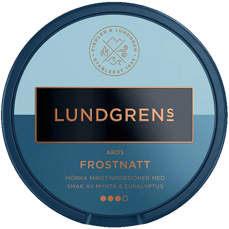 Lundgrens Aros Frostnatt-Nicotine Pouches-Gigasnus.com