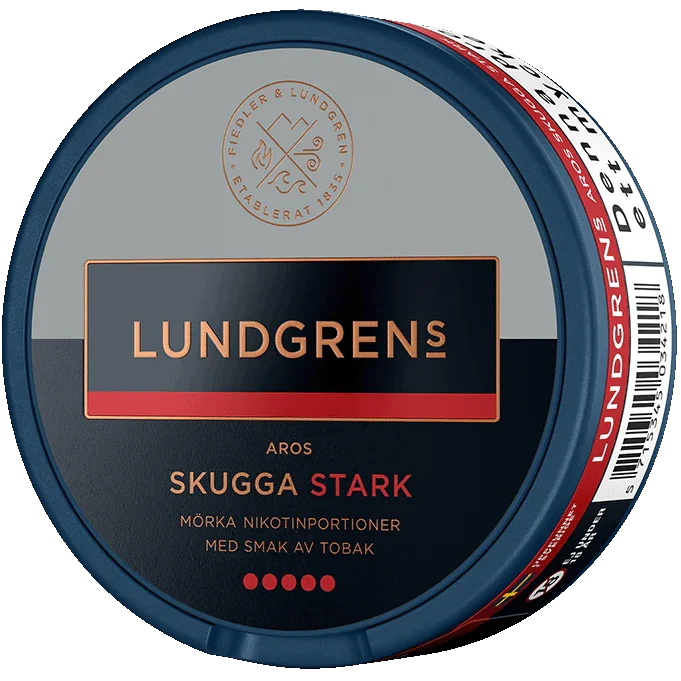 Lundgrens Aros Skugga Stark-Nicotine Pouches-Gigasnus.com