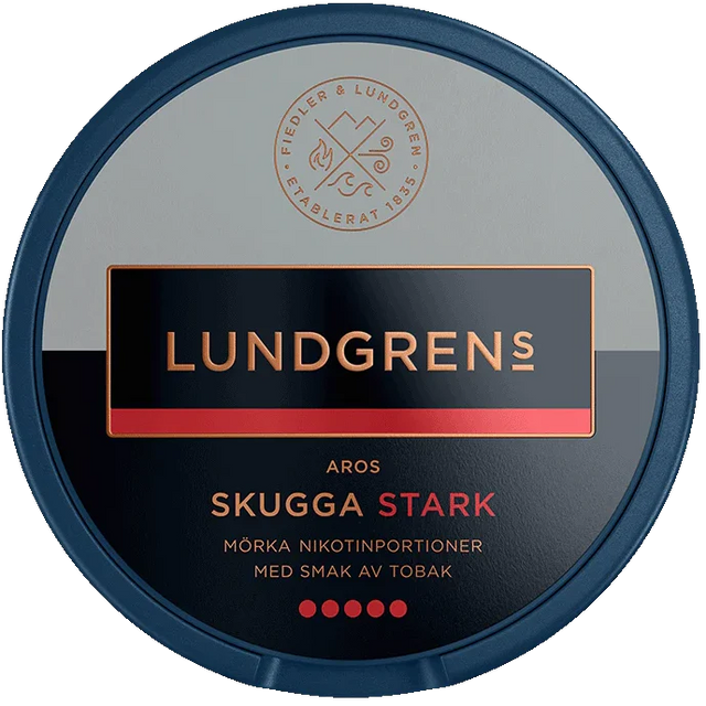 Lundgrens Aros Skugga Stark-Nicotine Pouches-Gigasnus.com