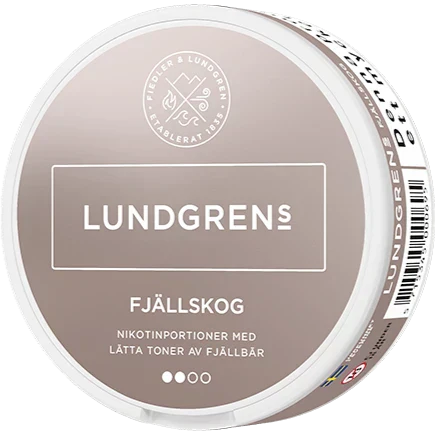 Lundgrens Fjällskog All White-Nicotine Pouches-Gigasnus.com