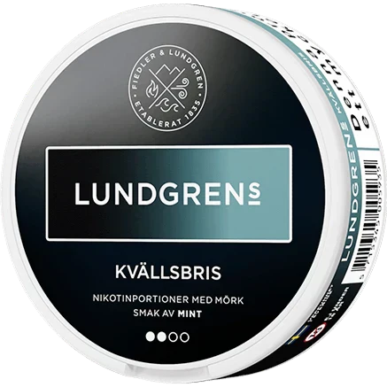 Lundgrens Kvällsbris All White-Nicotine Pouches-Gigasnus.com