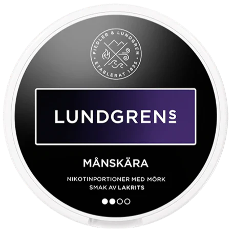 Lundgrens Månskära All White-Nicotine Pouches-Gigasnus.com