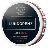 Lundgrens Mörk Stark All White-Nicotine Pouches-Gigasnus.com