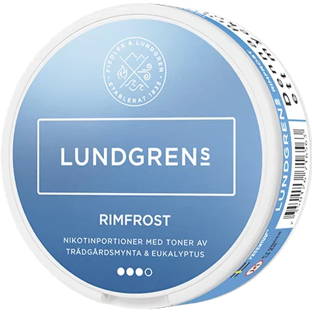 Lundgrens Rimfrost All White-Nicotine Pouches-Gigasnus.com