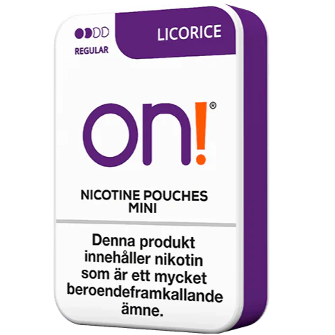On! Licorice 3mg-Nicotine Pouches-Gigasnus.com