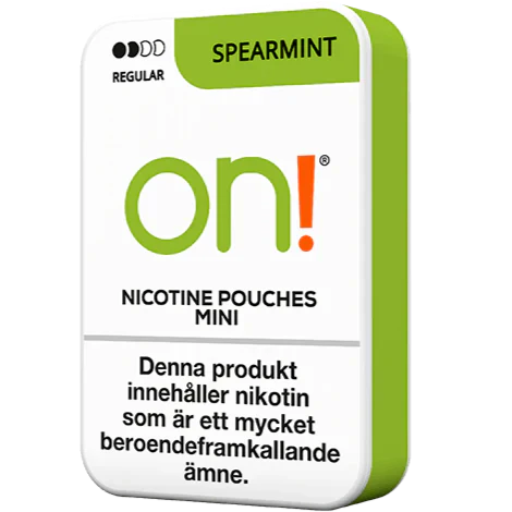 On! Spearmint 3mg-Nicotine Pouches-Gigasnus.com