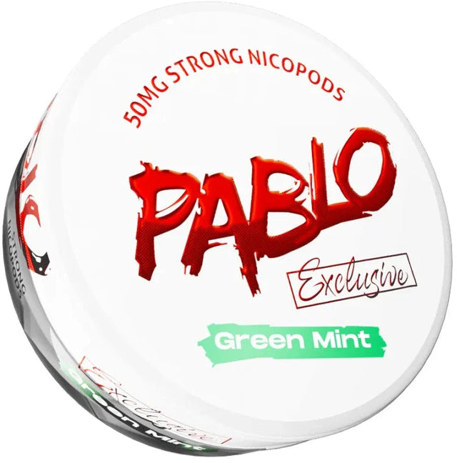 Pablo Exclusive Green Mint-Nicotine Pouches-Gigasnus.com