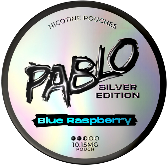 Pablo Silver Blue Raspberry-Nicotine Pouches-Gigasnus.com