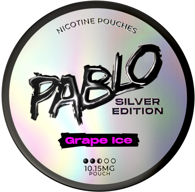 Pablo Silver Grape Ice-Nicotine Pouches-Gigasnus.com