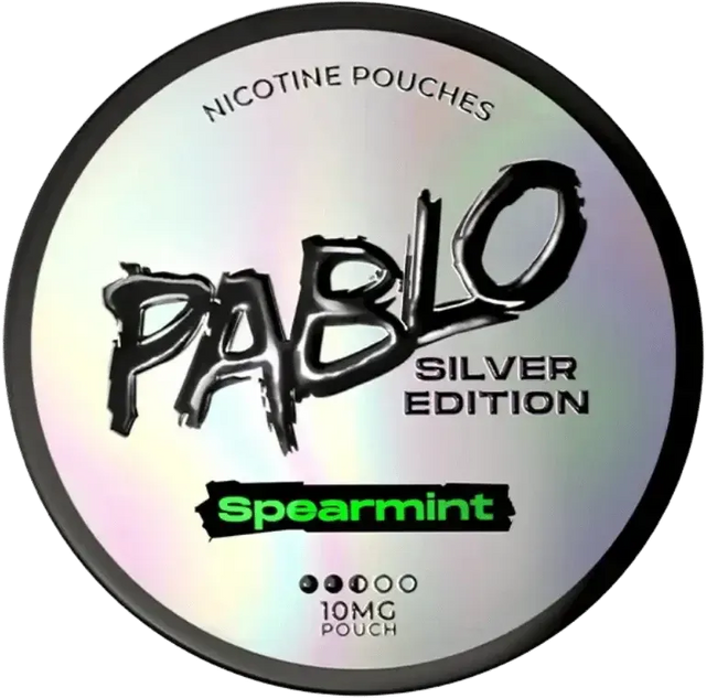 Pablo Silver Spearmint-Nicotine Pouches-Gigasnus.com