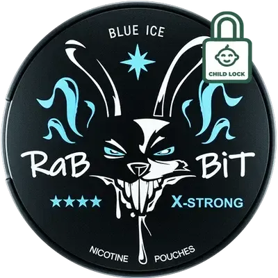 Rabbit Blue Ice-Nicotine Pouches-Gigasnus.com