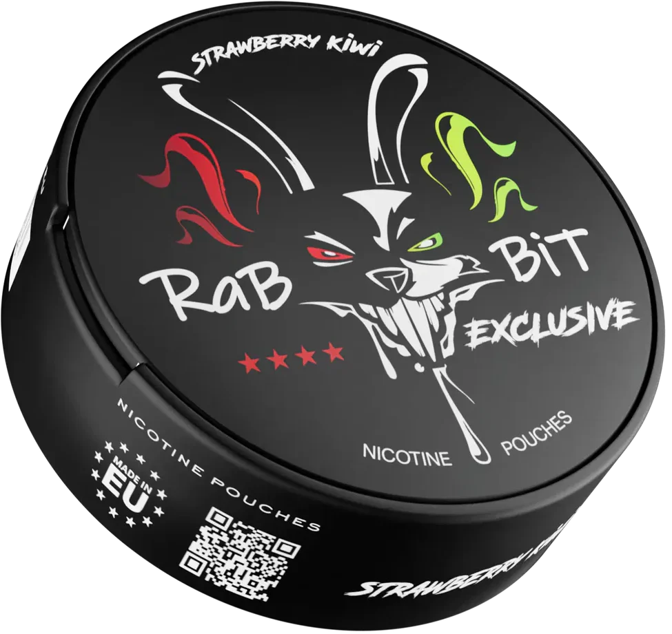 RaBBiT Strawberry Kiwi-Nicotine Pouches-Gigasnus.com