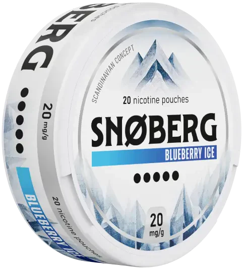 SNOBERG Blueberry Ice 20mg-Nicotine Pouches-Gigasnus.com