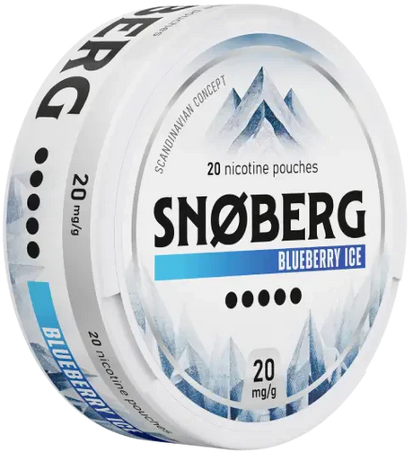 SNOBERG Blueberry Ice 20mg-Nicotine Pouches-Gigasnus.com