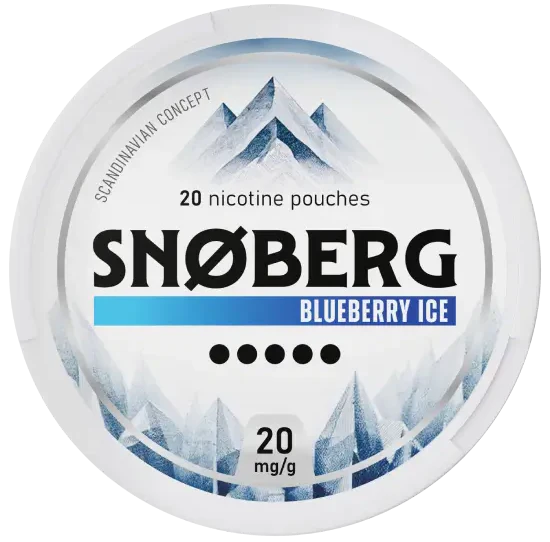 SNOBERG Blueberry Ice 20mg-Nicotine Pouches-Gigasnus.com