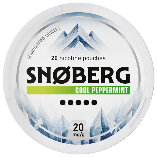 SNOBERG Cool Peppermint 20mg-Nicotine Pouches-Gigasnus.com