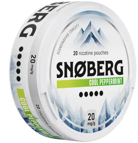SNOBERG Cool Peppermint 20mg-Nicotine Pouches-Gigasnus.com