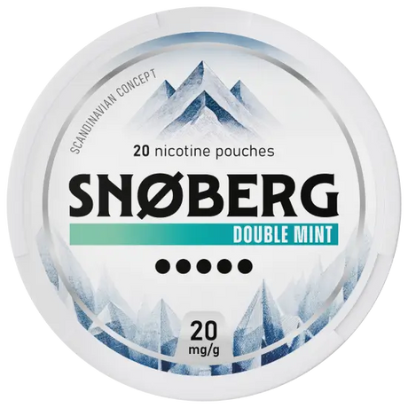 SNOBERG Double Mint 20mg-Nicotine Pouches-Gigasnus.com