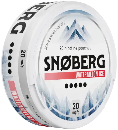 SNOBERG Watermelon Ice 20mg-Nicotine Pouches-Gigasnus.com