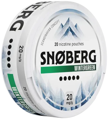 SNOBERG Wintergreen 20mg-Nicotine Pouches-Gigasnus.com