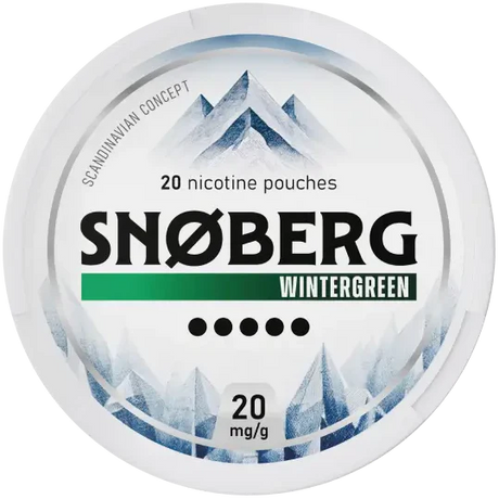SNOBERG Wintergreen 20mg-Nicotine Pouches-Gigasnus.com