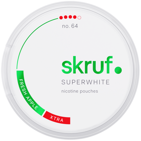 Skruf Superwhite Fresh Apple-Nicotine Pouches-Gigasnus.com