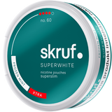 Skruf Superwhite Frozen Mint No.60-Nicotine Pouches-Gigasnus.com