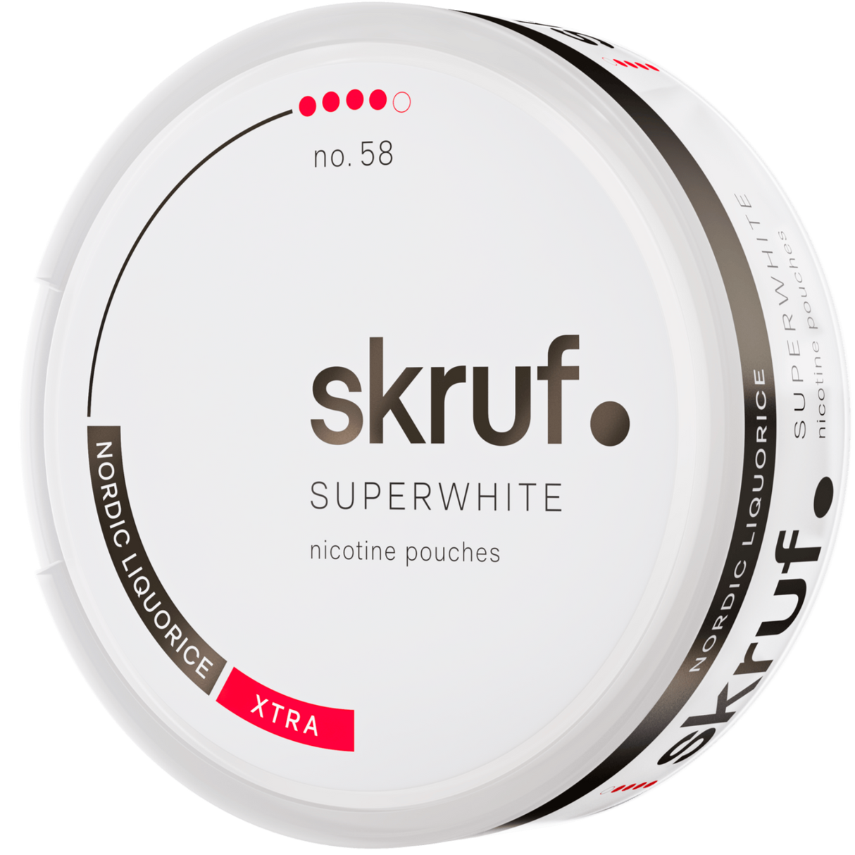 Skruf Superwhite Nordic No.58-Nicotine Pouches-Gigasnus.com