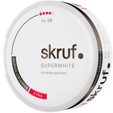 Skruf Superwhite Nordic No.58-Nicotine Pouches-Gigasnus.com