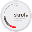 Skruf Superwhite Nordic No.58-Nicotine Pouches-Gigasnus.com