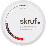 Skruf Superwhite Nordic No.58-Nicotine Pouches-Gigasnus.com