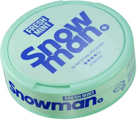 Snowman Fresh Mint 12mg-Nicotine Pouches-Gigasnus.com