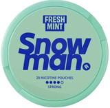 Snowman Fresh Mint 12mg-Nicotine Pouches-Gigasnus.com