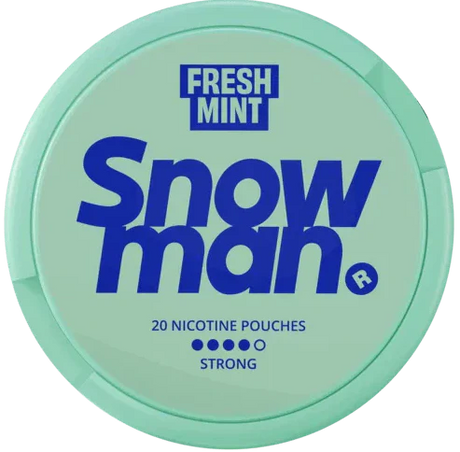 Snowman Fresh Mint 12mg-Nicotine Pouches-Gigasnus.com