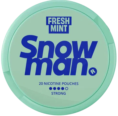 Snowman Fresh Mint 12mg-Nicotine Pouches-Gigasnus.com