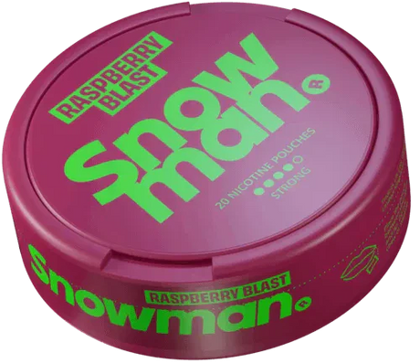 Snowman Raspberry Blast 12mg-Nicotine Pouches-Gigasnus.com