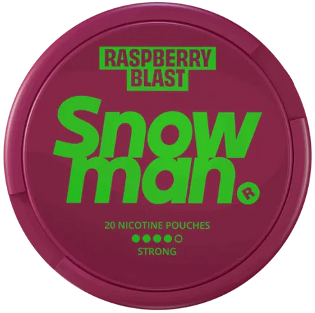 Snowman Raspberry Blast 12mg-Nicotine Pouches-Gigasnus.com