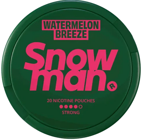 Snowman Watermelon Breeze 12mg-Nicotine Pouches-Gigasnus.com