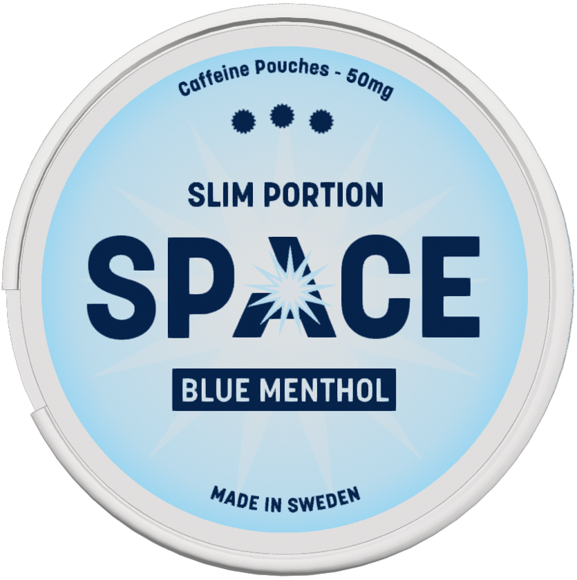 SPACE Blue Menthol-Koffein Pouches-Gigasnus.com
