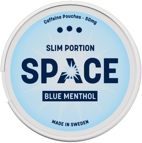 SPACE Blue Menthol-Koffein Pouches-Gigasnus.com