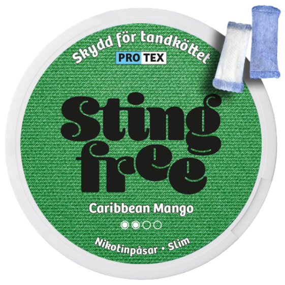 Stingfree Caribbean Mango-Nicotine Pouches-Gigasnus.com