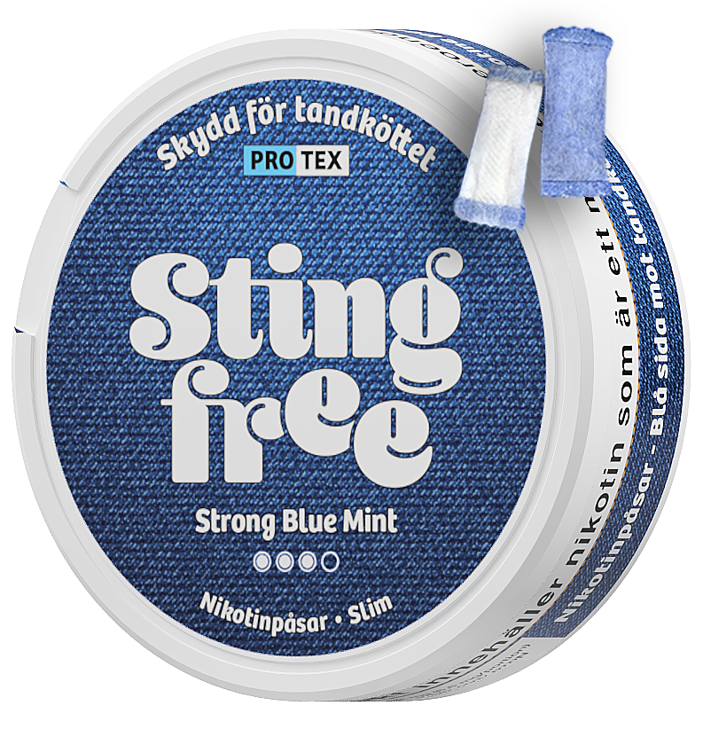 Stingfree Strong Blue Mint-Nicotine Pouches-Gigasnus.com