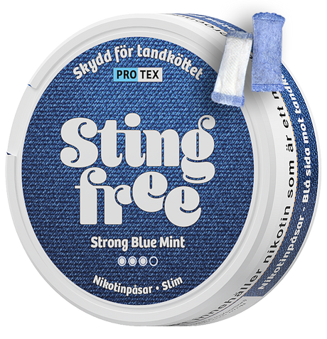 Stingfree Strong Blue Mint-Nicotine Pouches-Gigasnus.com