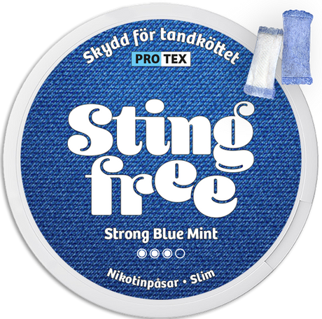 Stingfree Strong Blue Mint-Nicotine Pouches-Gigasnus.com