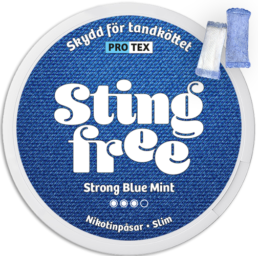 Stingfree Strong Blue Mint-Nicotine Pouches-Gigasnus.com