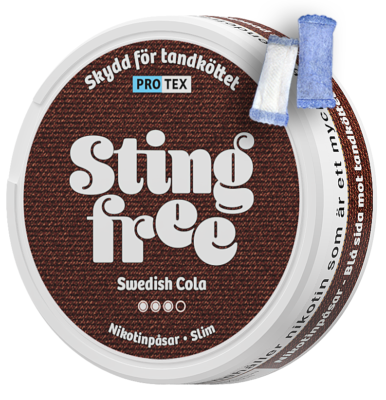 Stingfree Swedish Cola-Nicotine Pouches-Gigasnus.com
